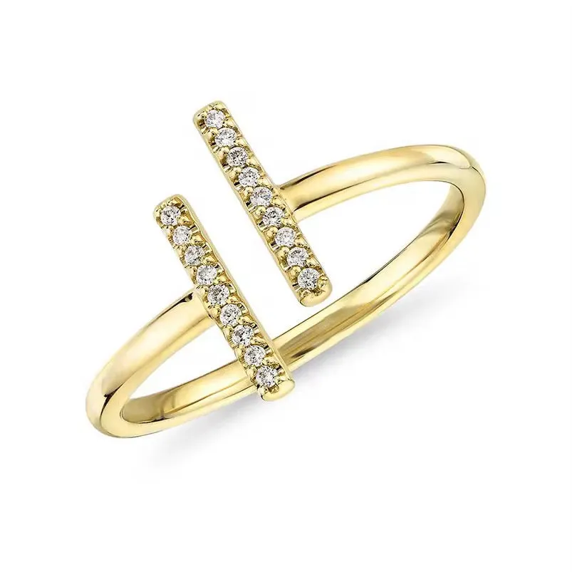 Boho & Mala 18k Gold Ring Sterling Silver (adjustable)