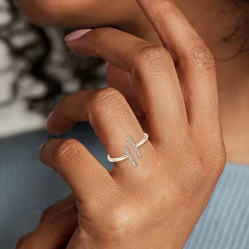 Boho & Mala 18k Gold Ring Sterling Silver (adjustable)