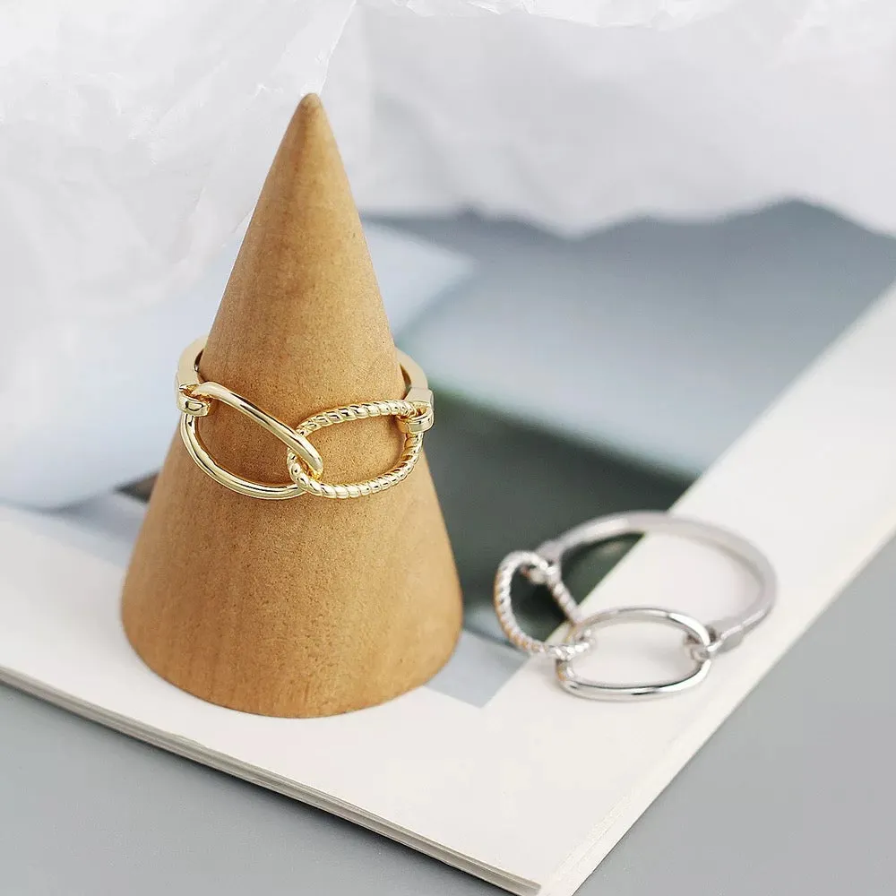 Boho & Mala Sterling Silver Ring (adjustable) R1024