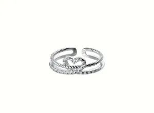 Boho & Mala Sterling Silver Ring (adjustable)