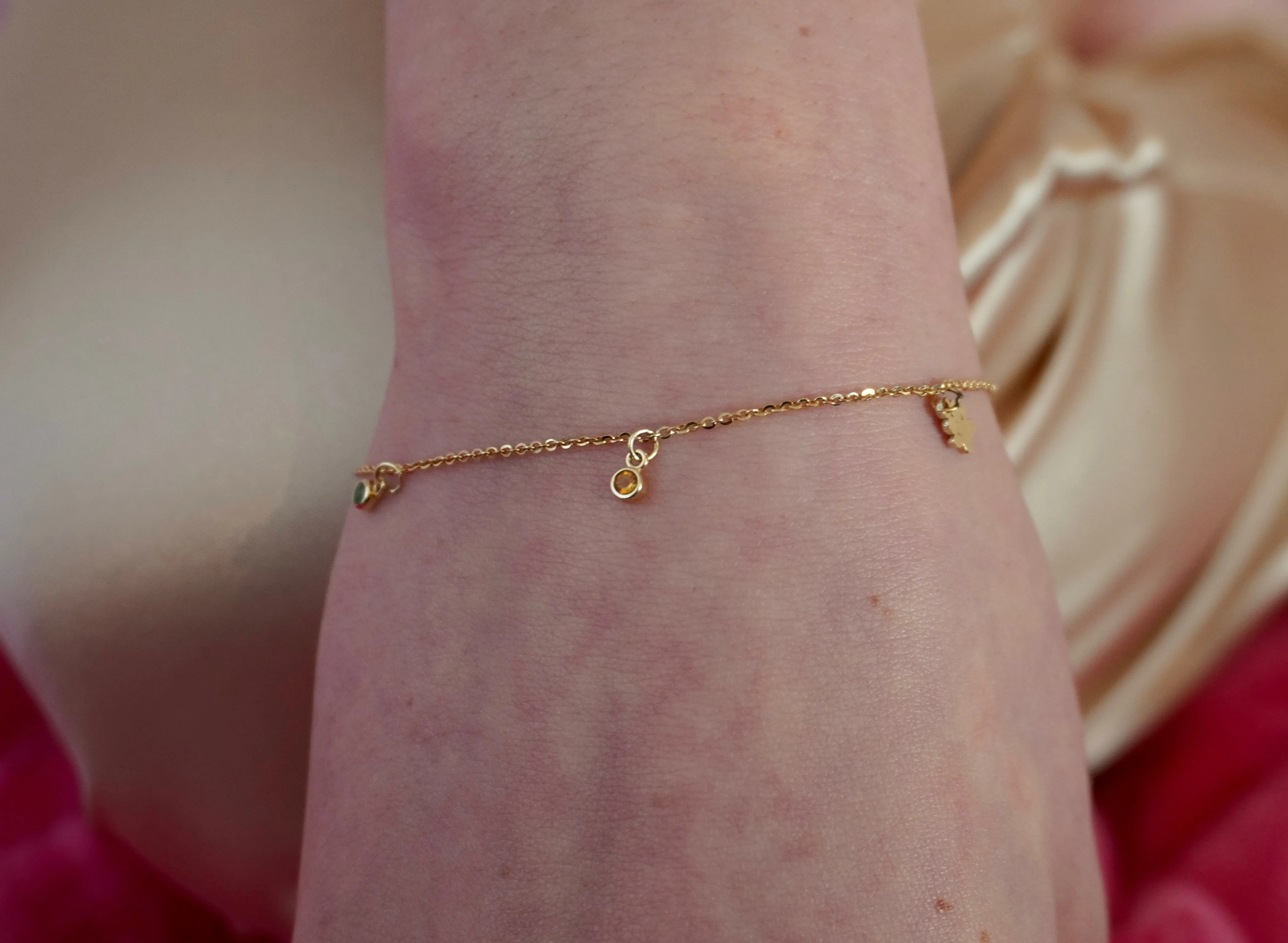 Build Your Own Six Charm Bracelet | Sterling Silver