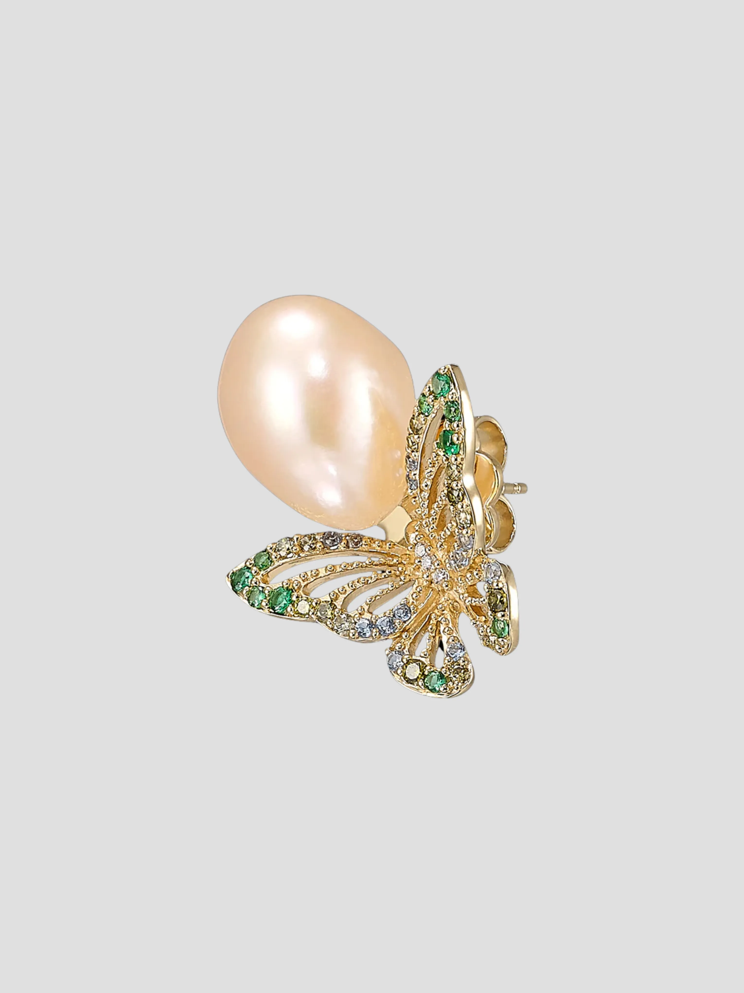Butterfly Pearl Earrings