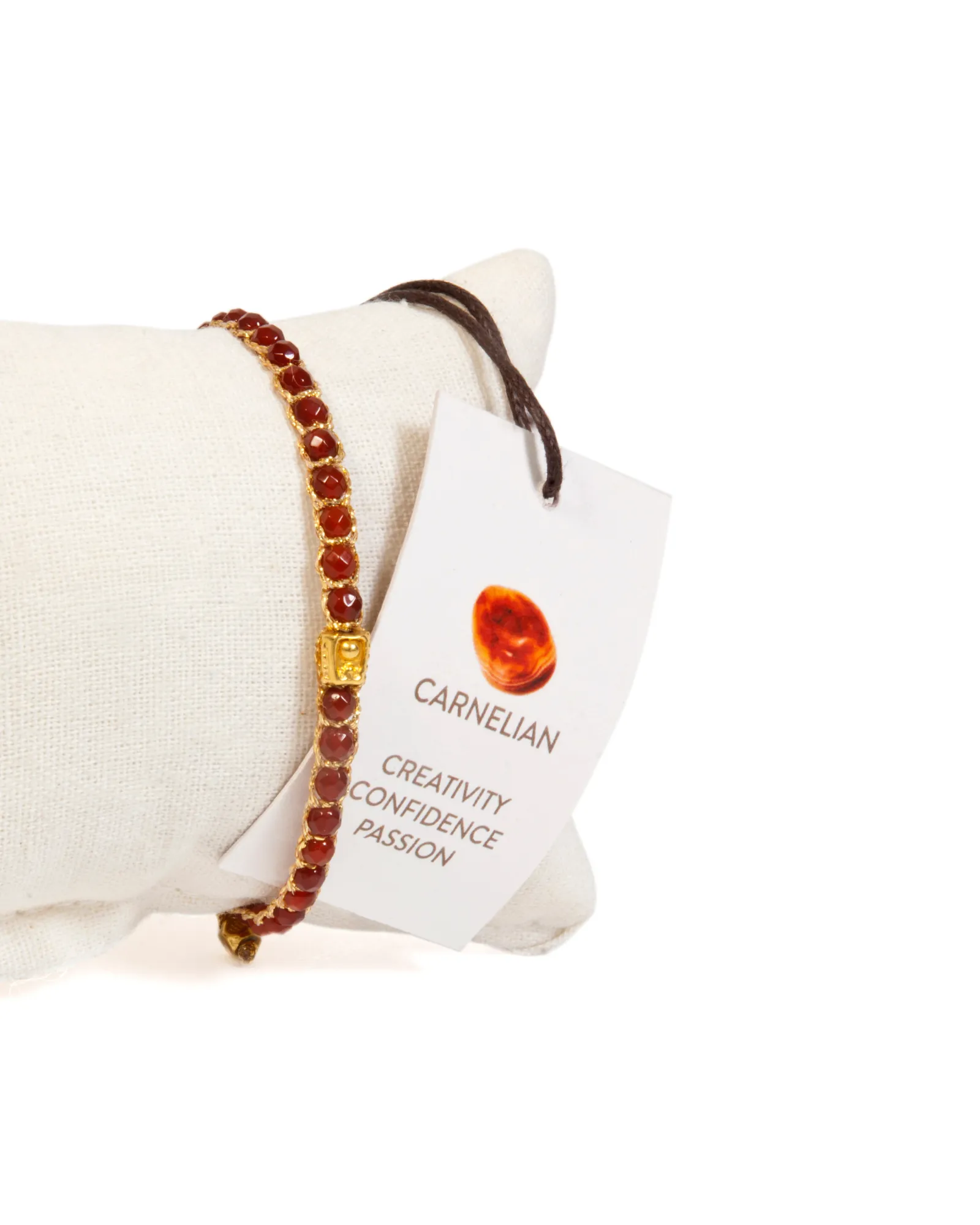 Carnelian Bracelet | Gold