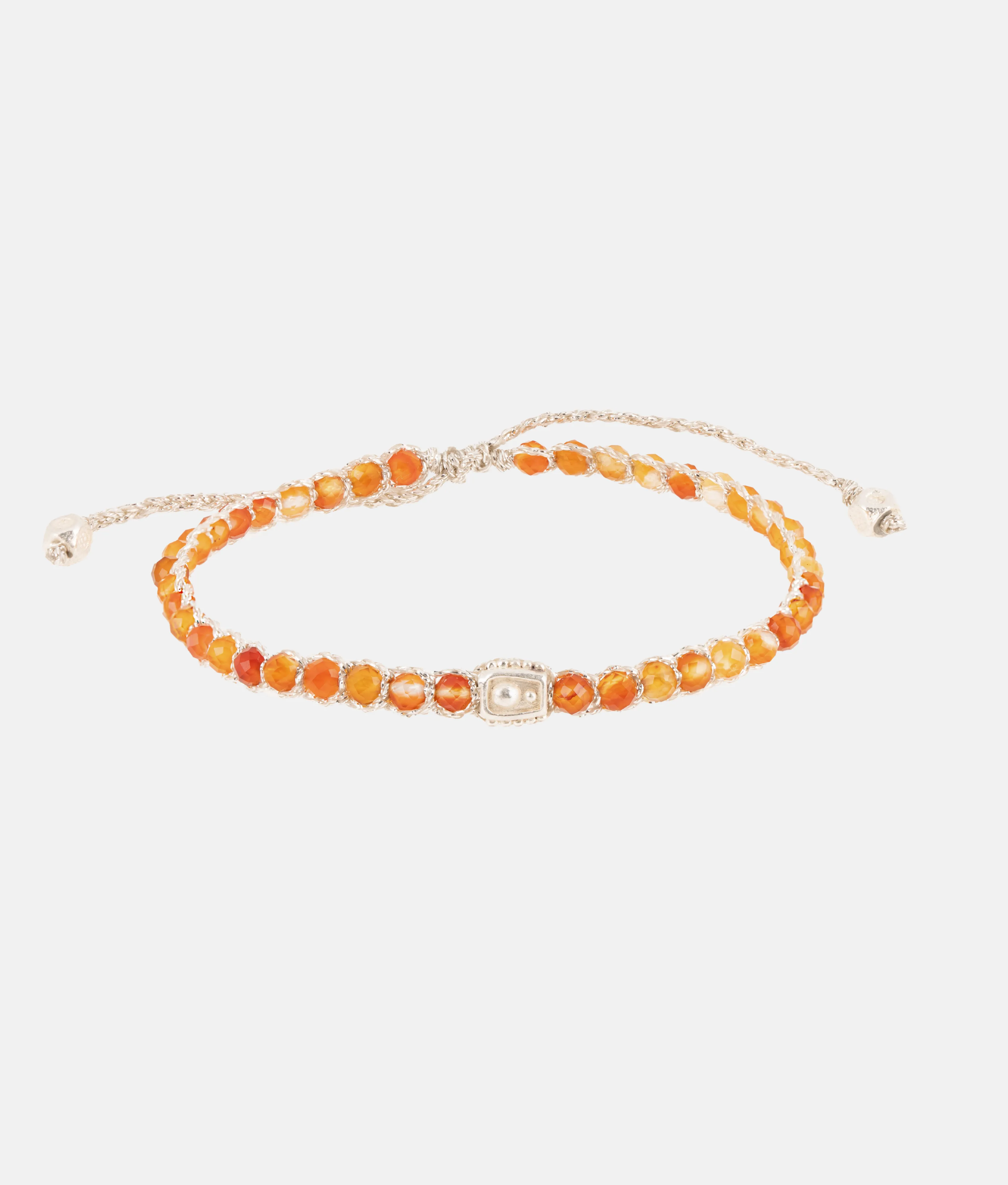 Carnelian From Brazil Bracelet  | Silver