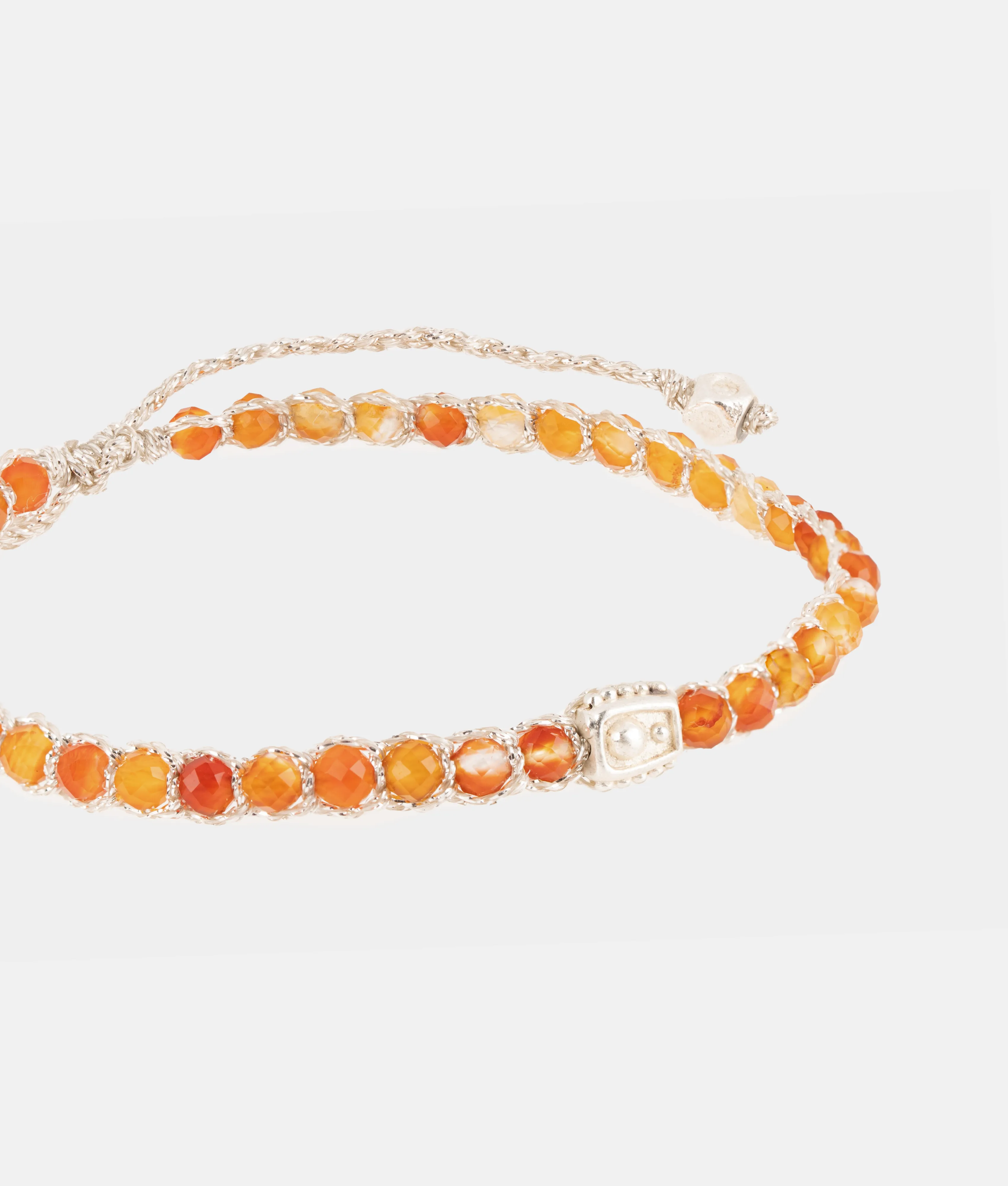 Carnelian From Brazil Bracelet  | Silver