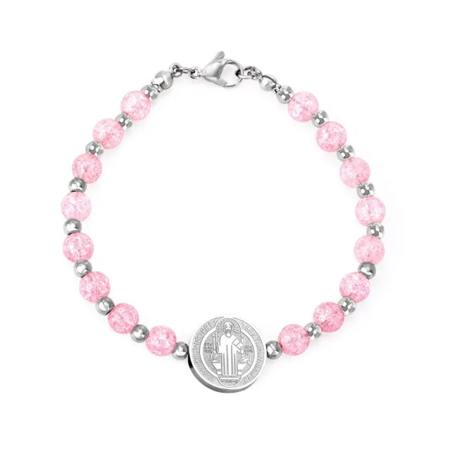 Catholic Religious Saint Benedict Medal Bracelet