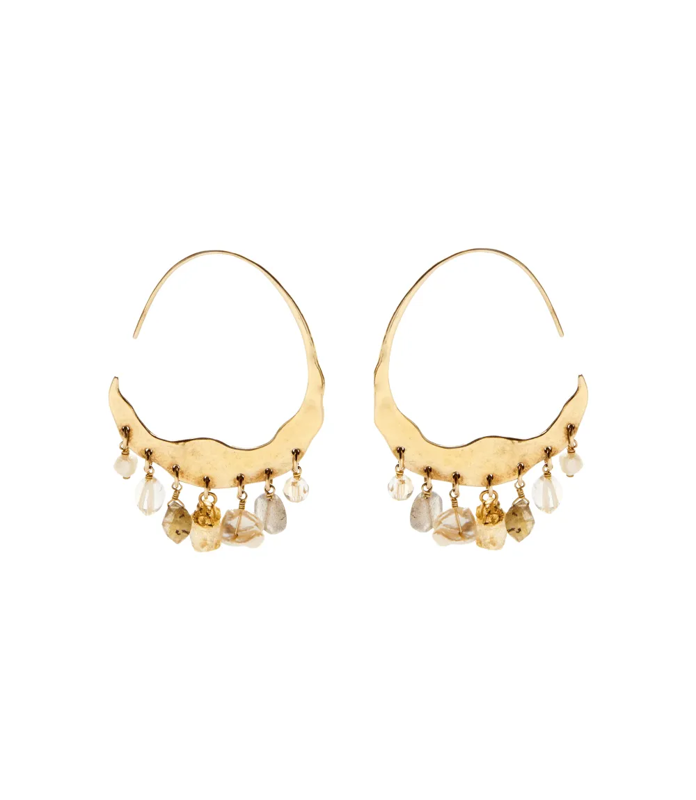 Chan Luu Citrine Dangle Earrings
