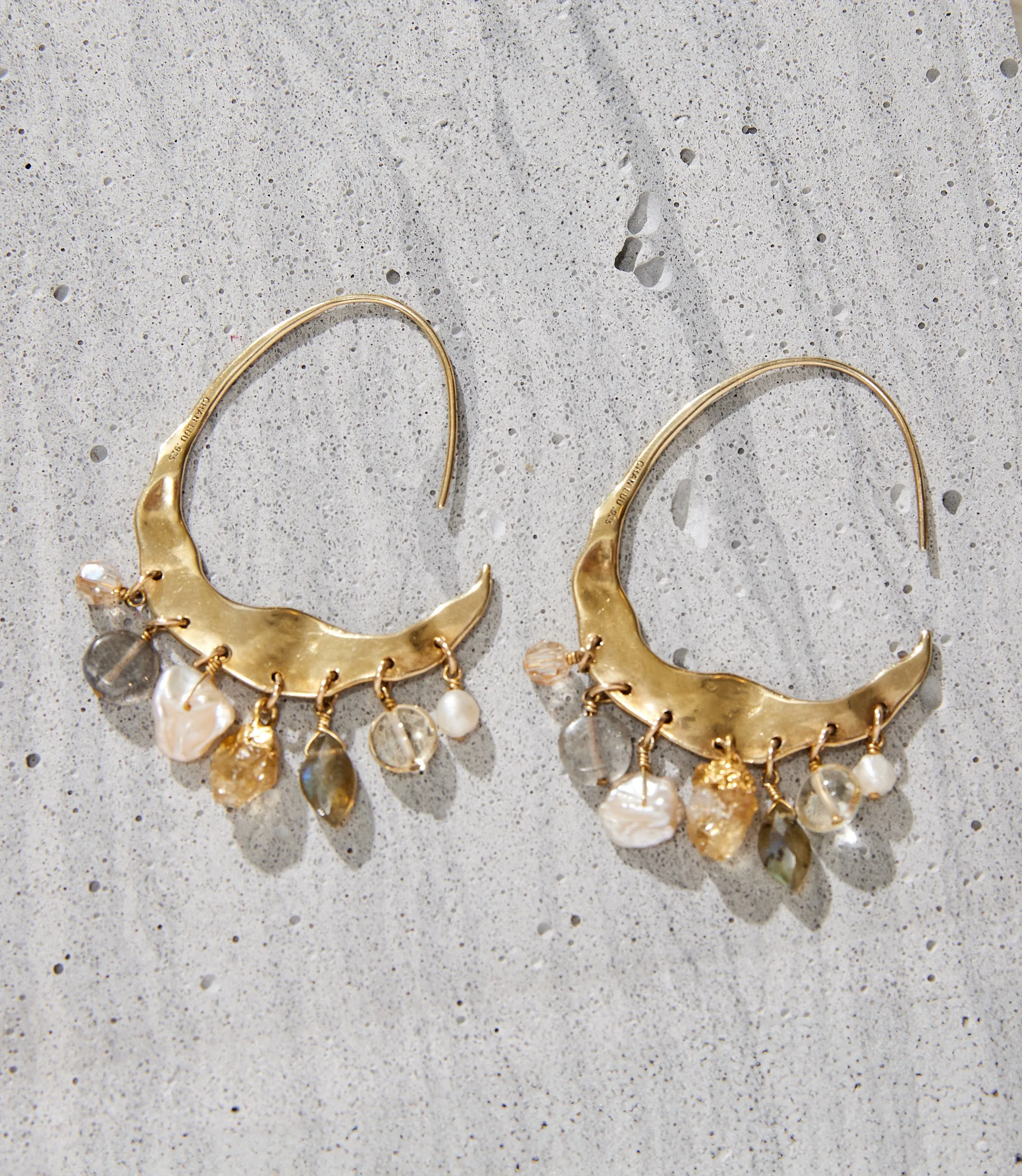 Chan Luu Citrine Dangle Earrings