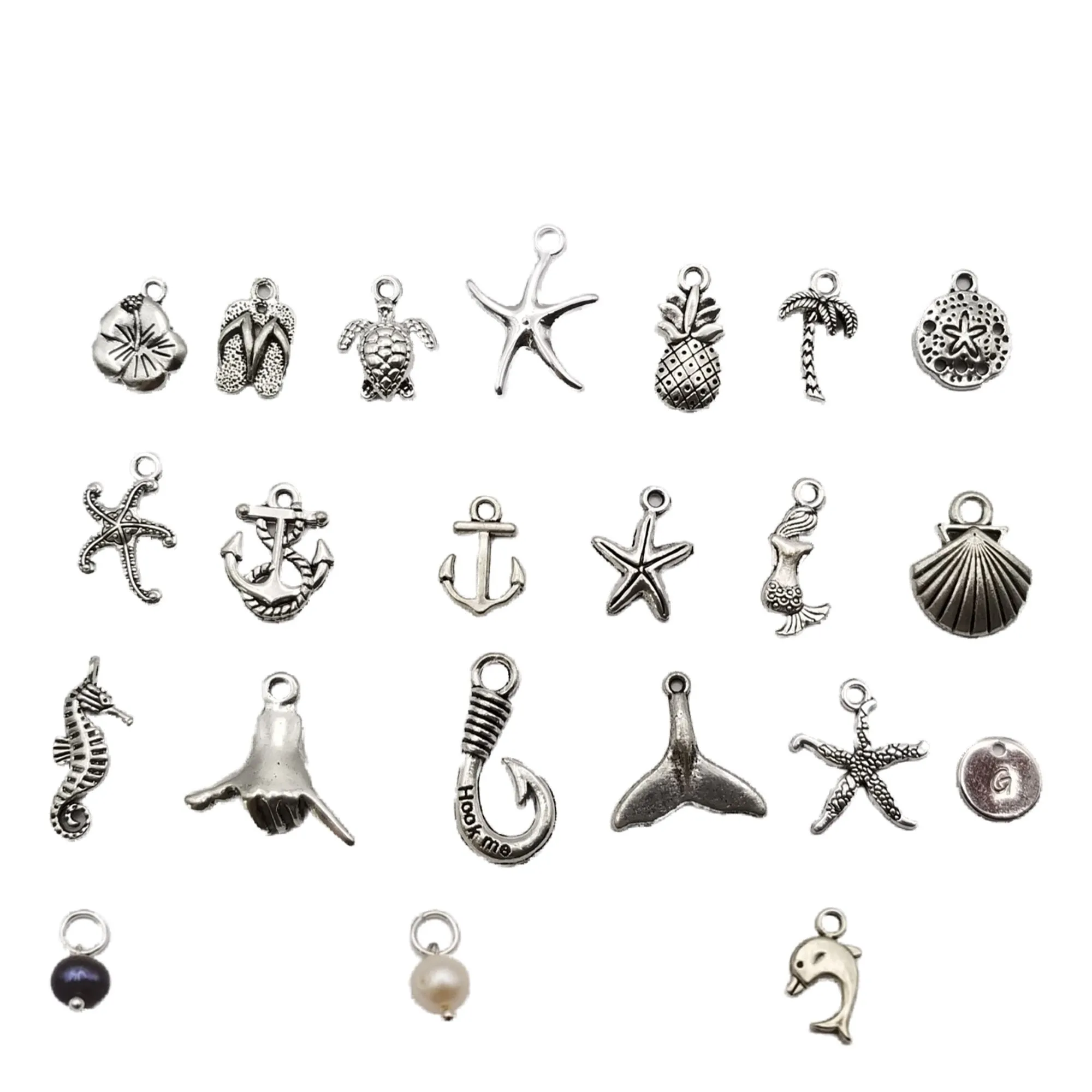 Charms and Initial Charm Add-on: (To be added to a new necklace/bracelet order)