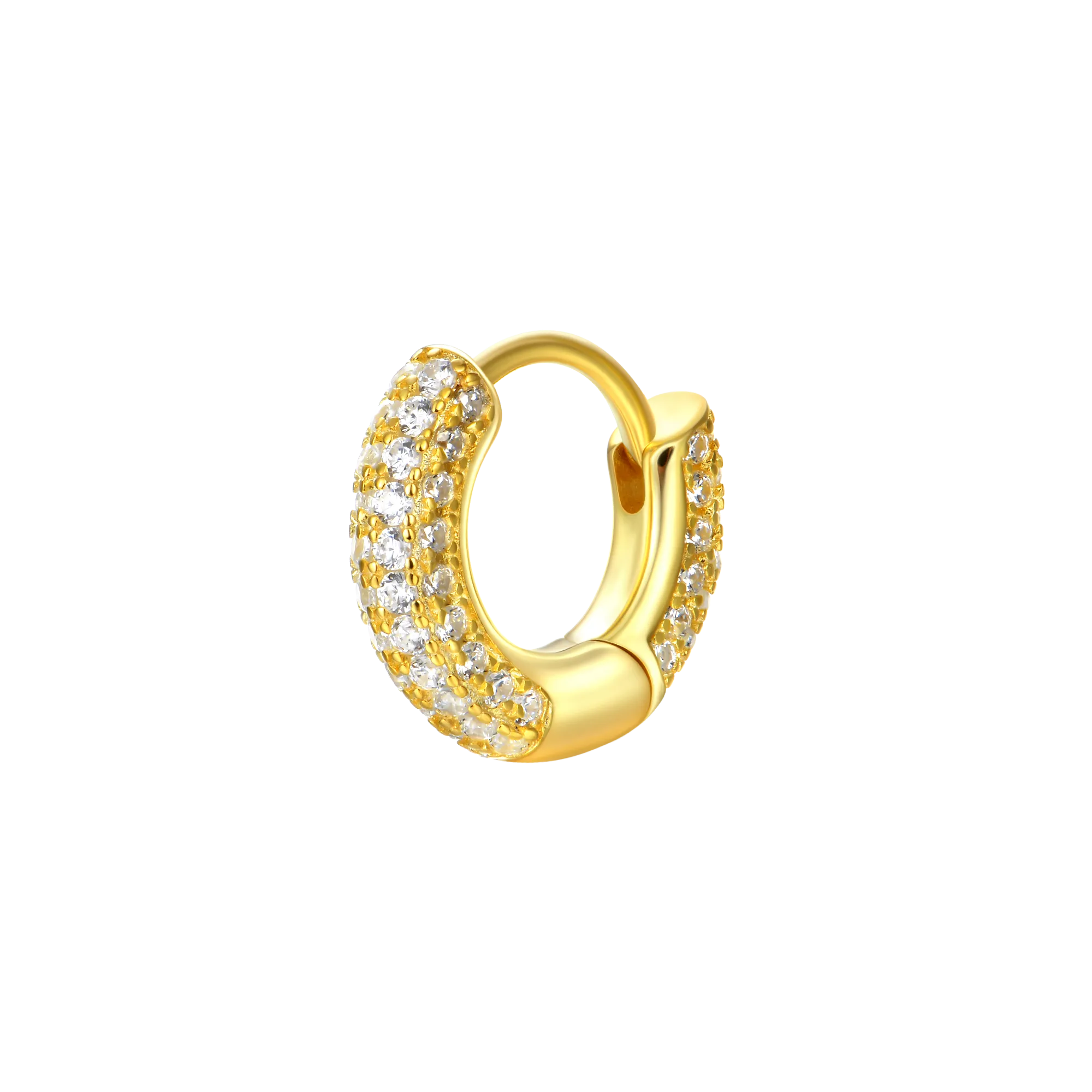 Circle Hoop Earring - Single