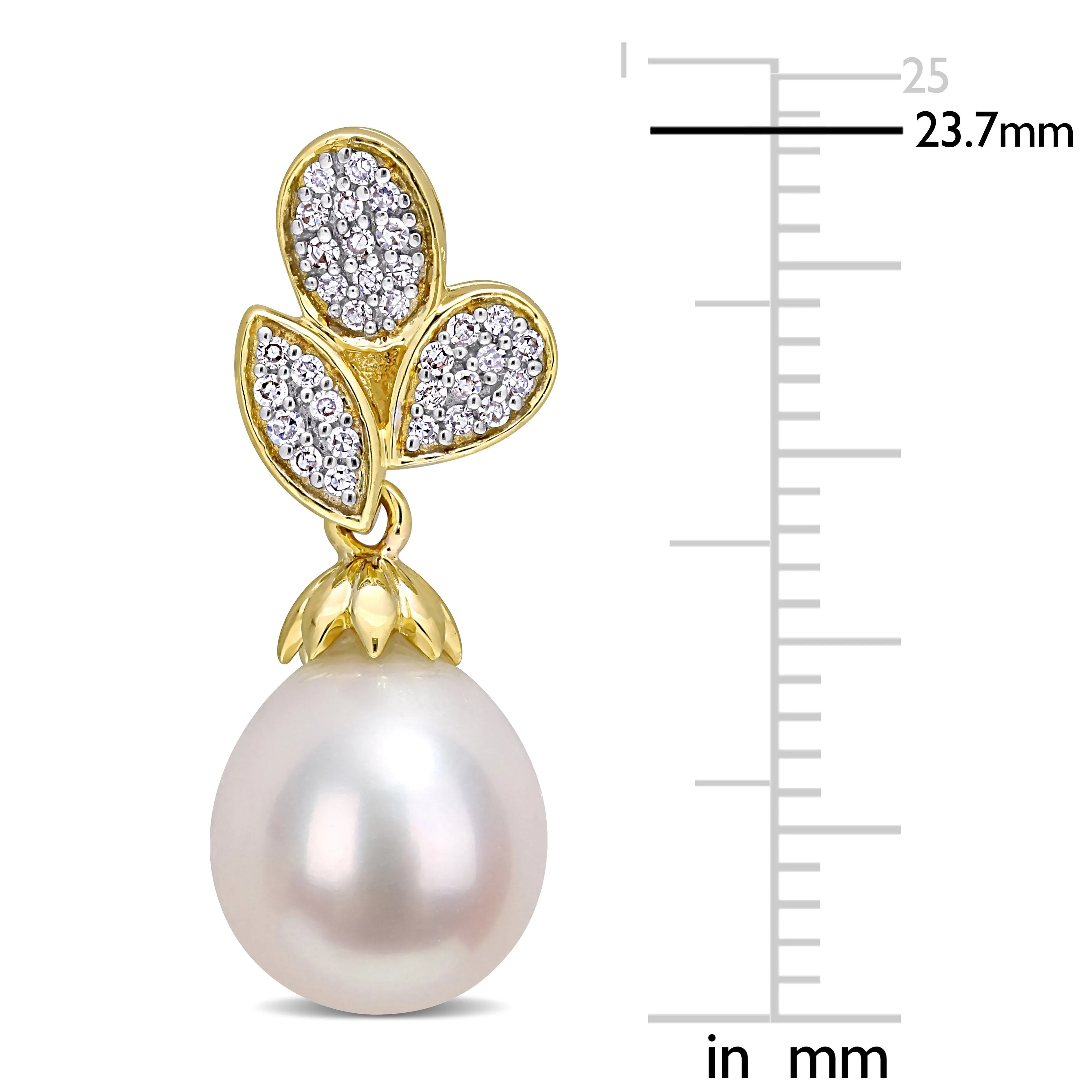 Clustered Leaf Dangle Earrings