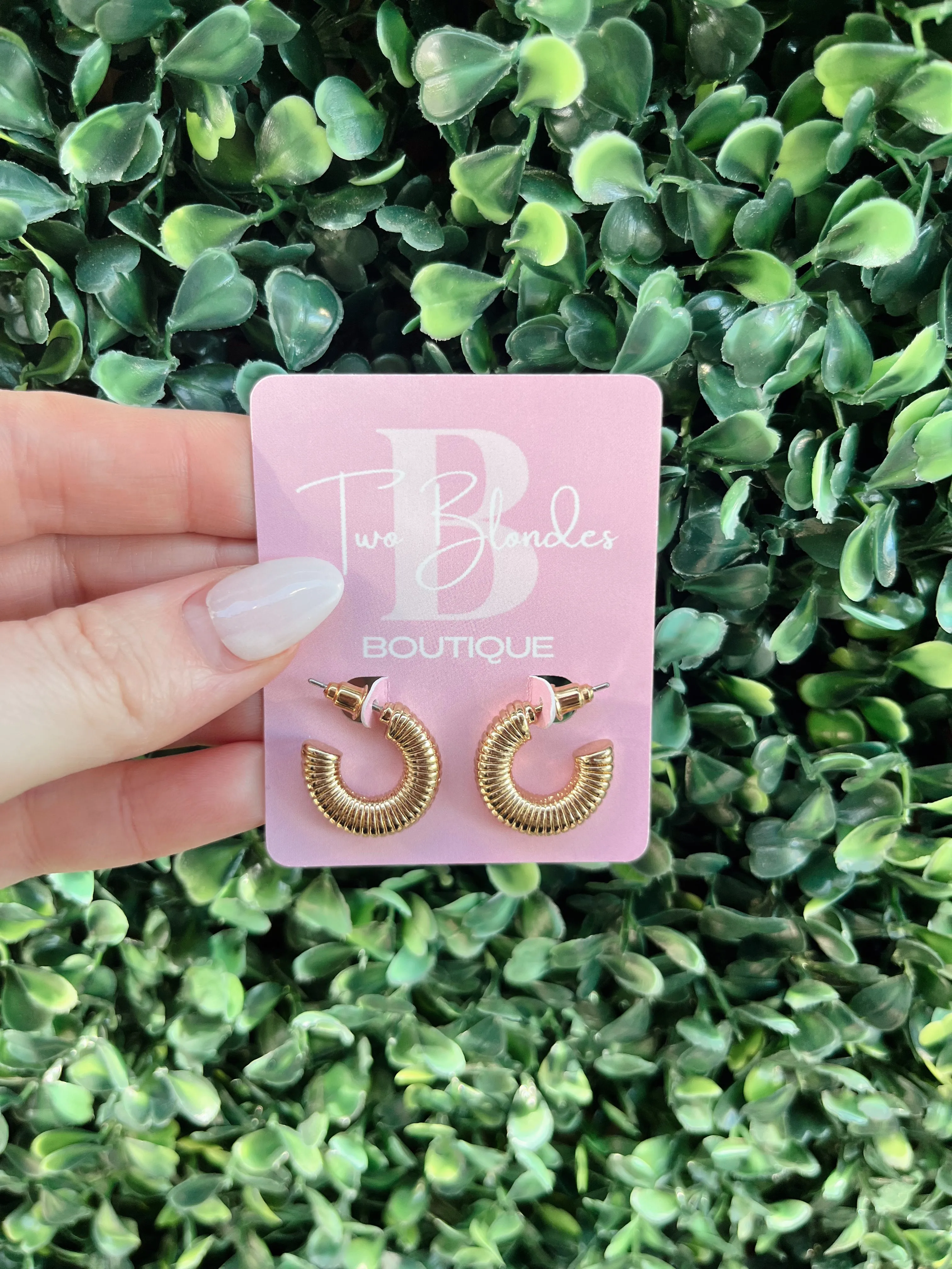 Coil Hoop Earrings