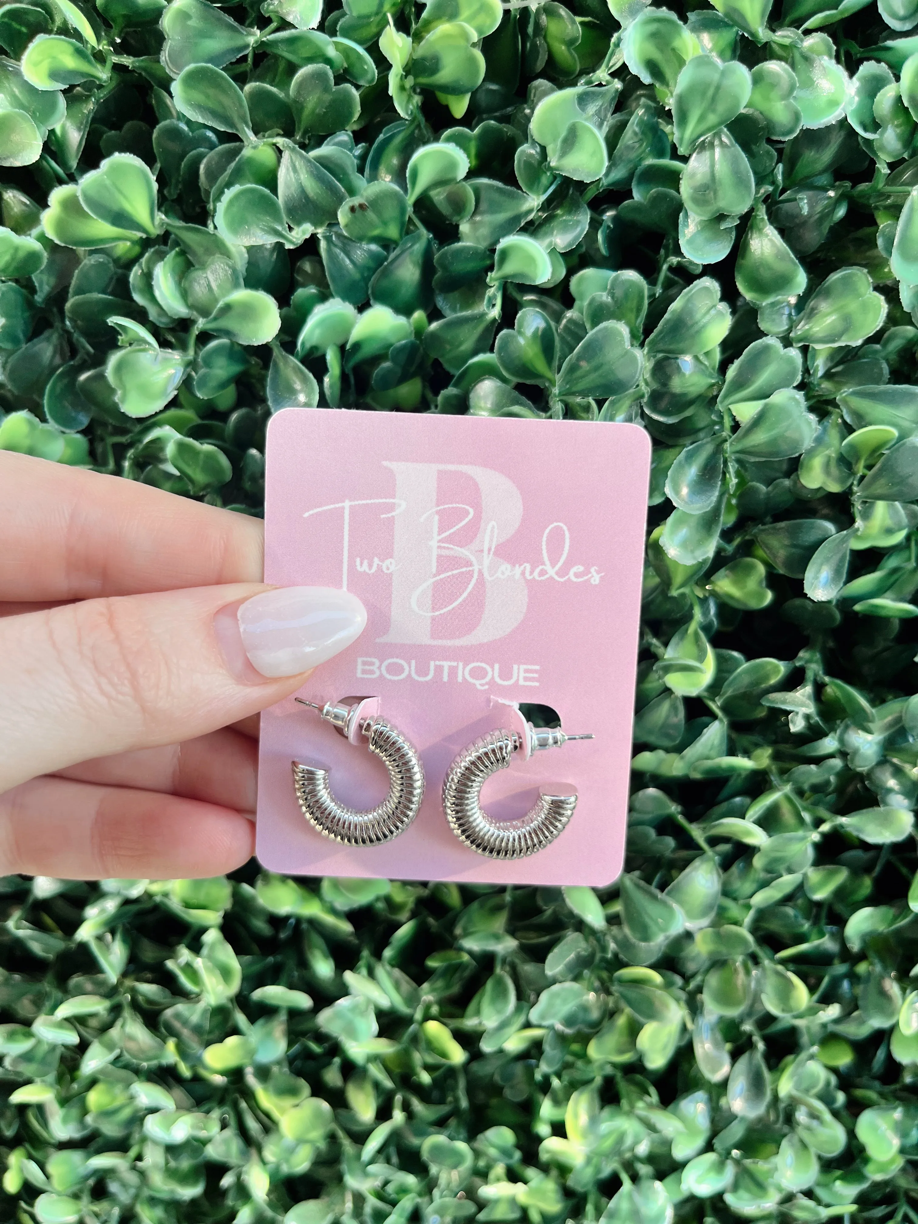 Coil Hoop Earrings