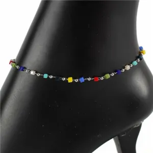 Color Stones Anklet