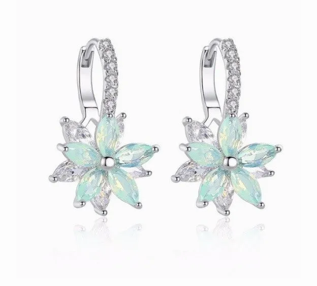 Couture Marquise Cut Double Flower Crystal Earrings – Maestro Hennessy ®