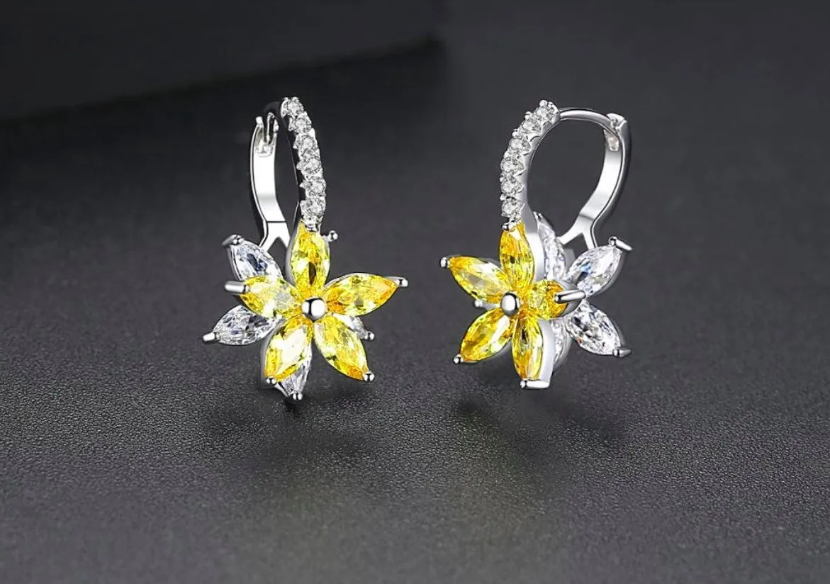 Couture Marquise Cut Double Flower Crystal Earrings – Maestro Hennessy ®