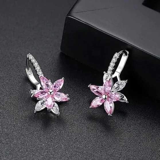 Couture Marquise Cut Double Flower Crystal Earrings – Maestro Hennessy ®