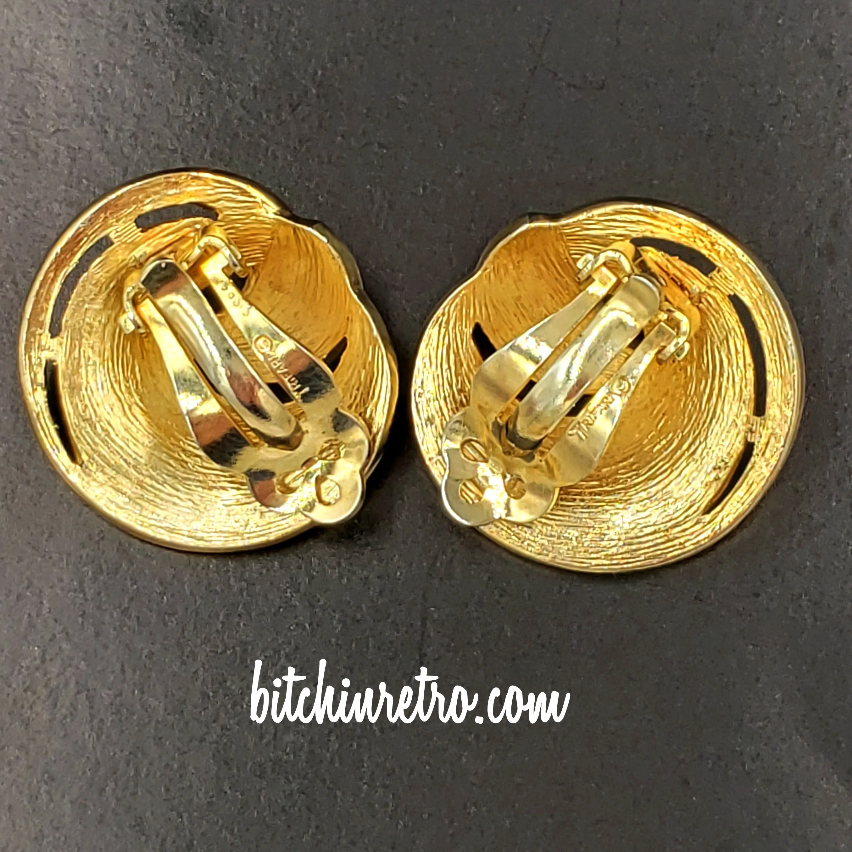 Crown Trifari Vintage Comet Swirl Bracelet Brooch and Earring Set