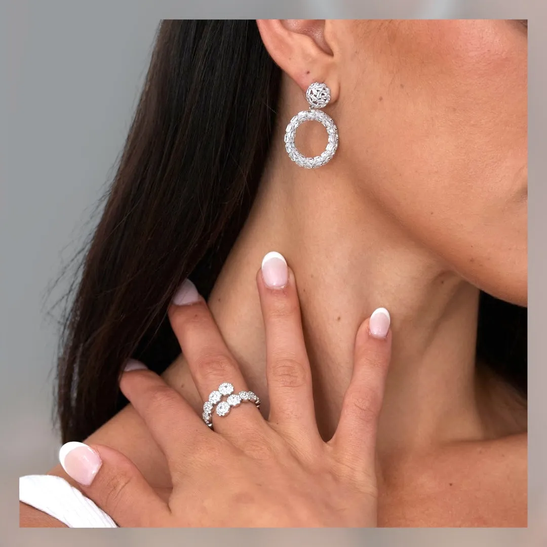 Crystal Ball Earrings