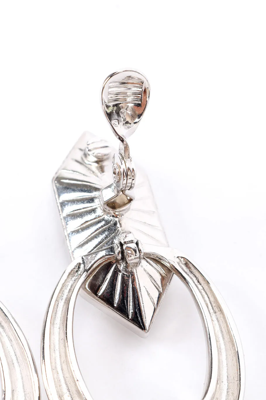 Crystal Hoop Drop Earrings