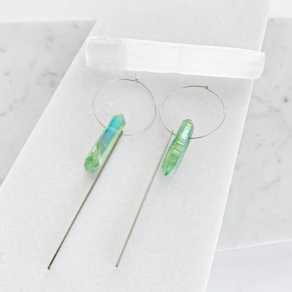 Crystal Hoop Earrings