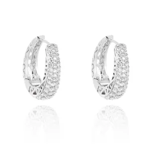 Crystal Hoop Earrings