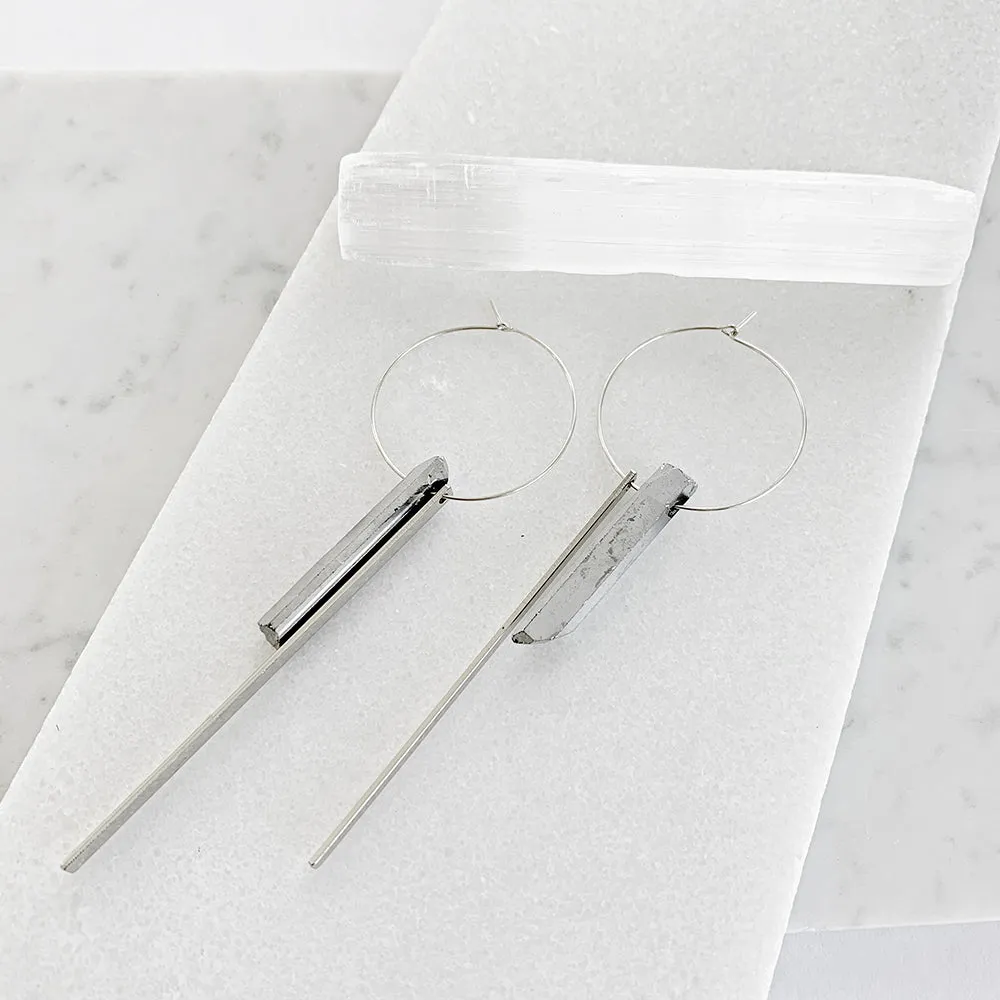 Crystal Hoop Earrings