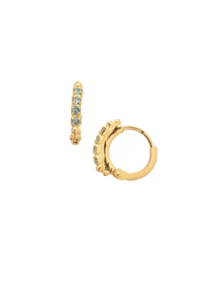 Crystal Huggie Hoop Earrings - EFP22BGCON
