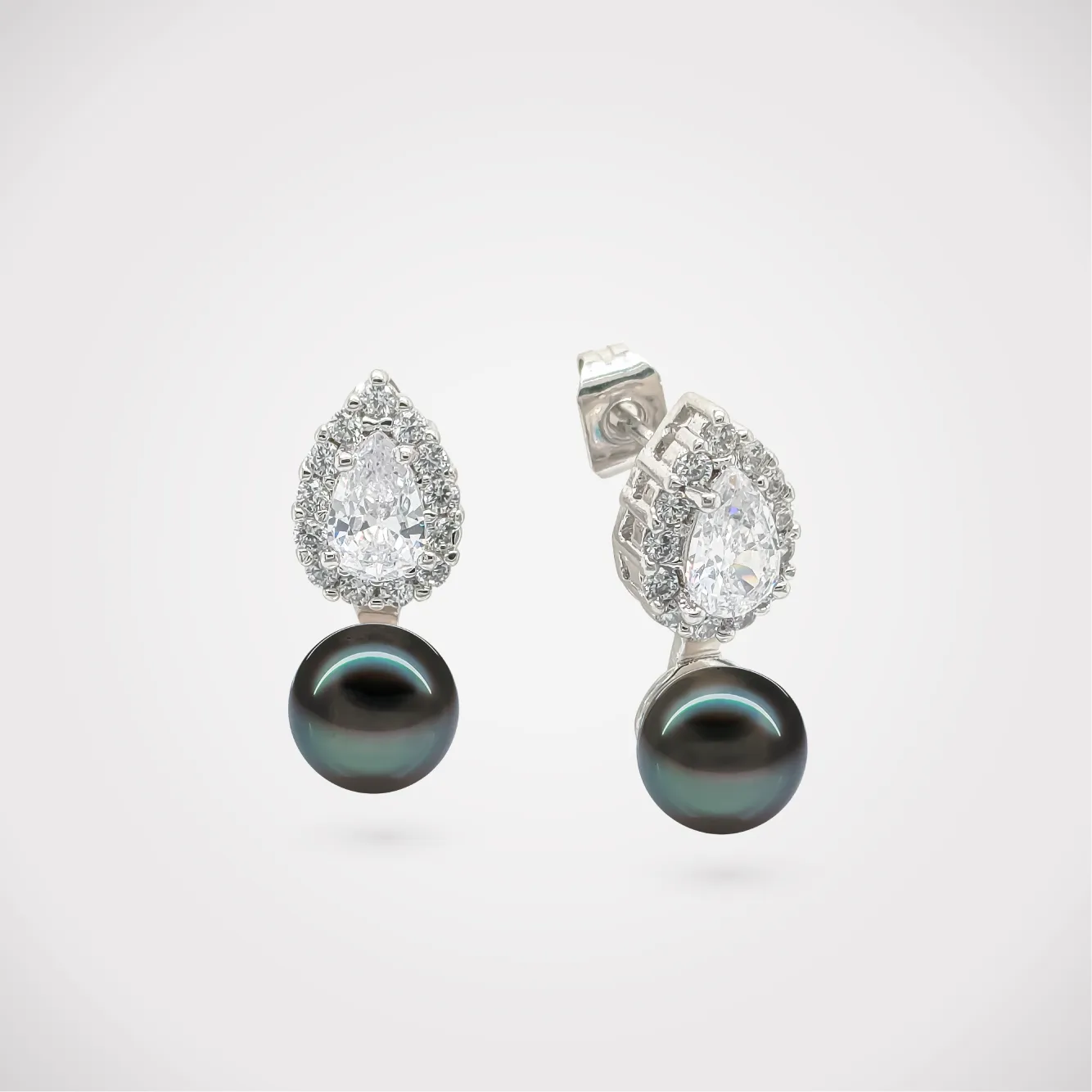 Crystal Pearl Earring