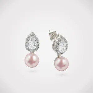 Crystal Pearl Earring