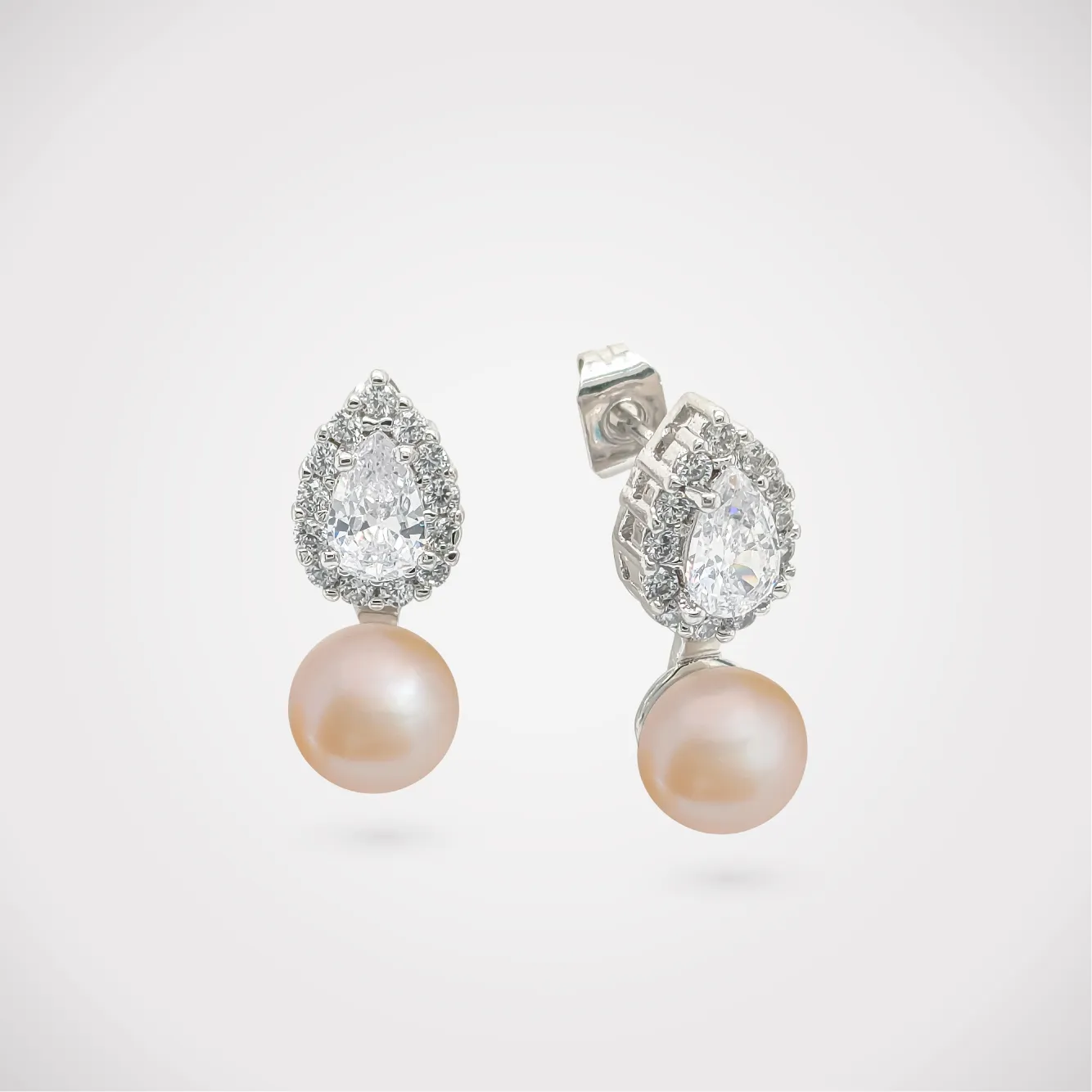 Crystal Pearl Earring