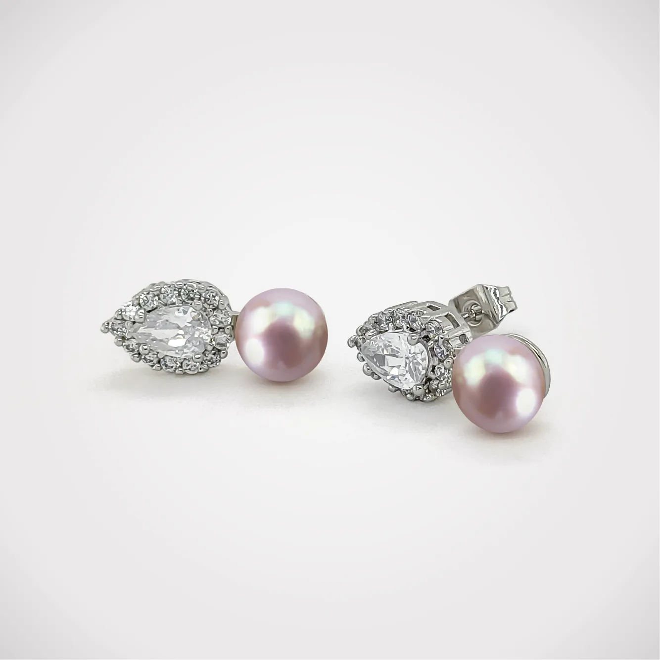 Crystal Pearl Earring