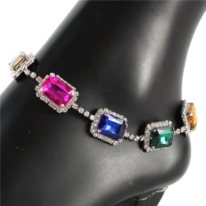 Crystal Rhinestone Anklet