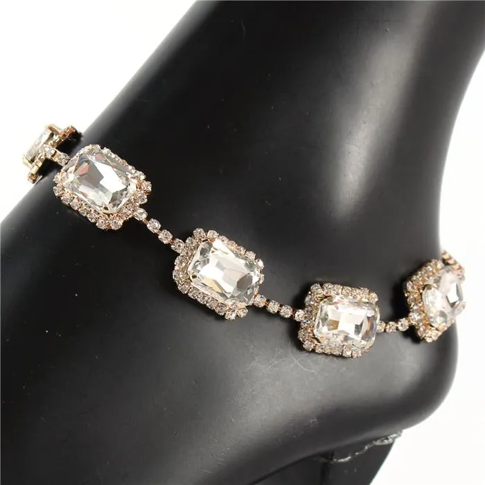 Crystal Rhinestone Anklet
