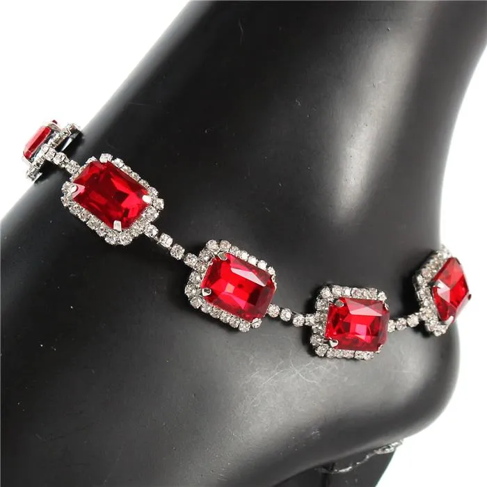 Crystal Rhinestone Anklet