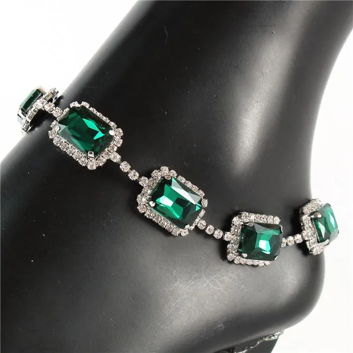 Crystal Rhinestone Anklet
