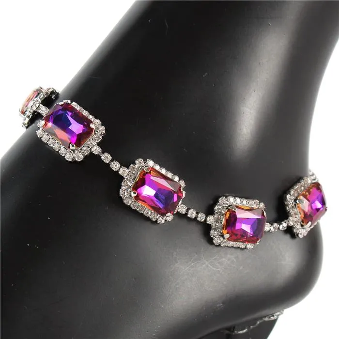 Crystal Rhinestone Anklet