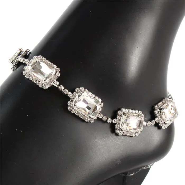 Crystal Rhinestone Anklet
