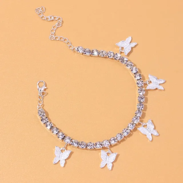 Crystal Stone Infinity Love Women’s Anklet Bracelet
