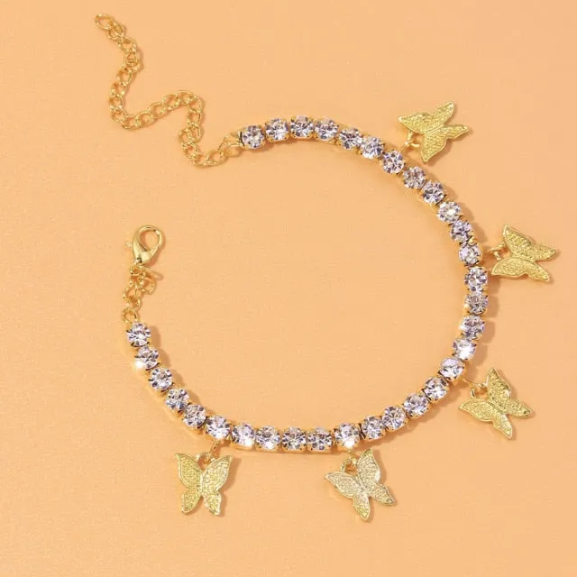 Crystal Stone Infinity Love Women’s Anklet Bracelet