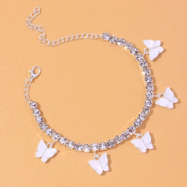 Crystal Stone Infinity Love Women’s Anklet Bracelet