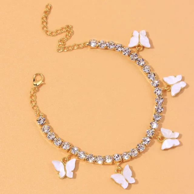 Crystal Stone Infinity Love Women’s Anklet Bracelet