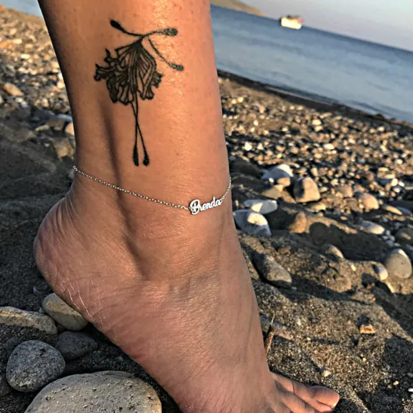 Custom Name Anklet Chain