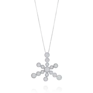 DAKOTA SILVER STAR PENDANT NECKLACE FILIGREE