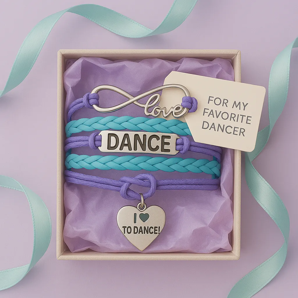 Dance Bracelets-  Pick Colors & Charms