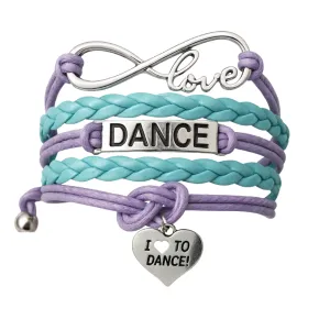 Dance Bracelets-  Pick Colors & Charms