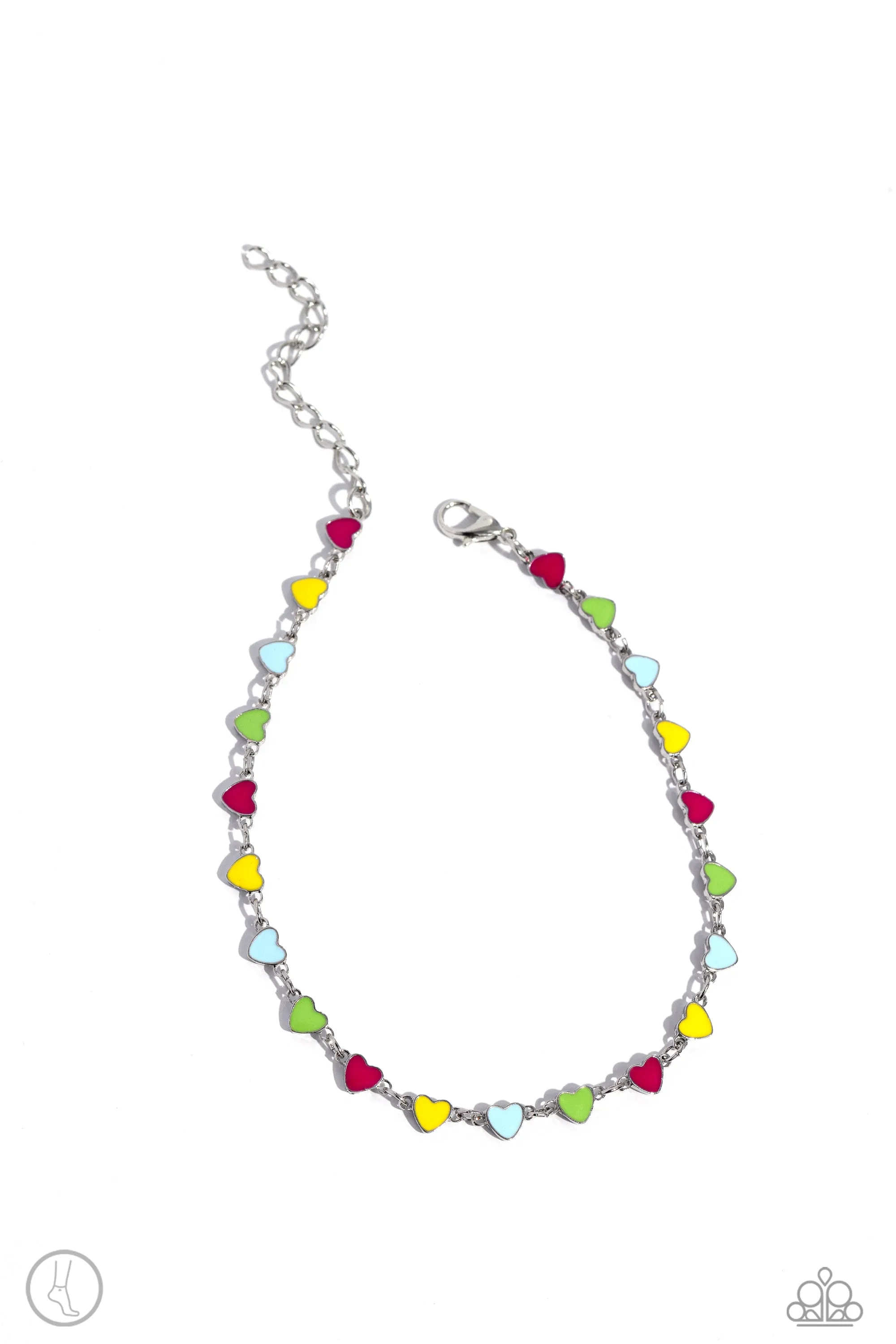 Dancing Delight Multi Ankle Bracelet Paparazzi