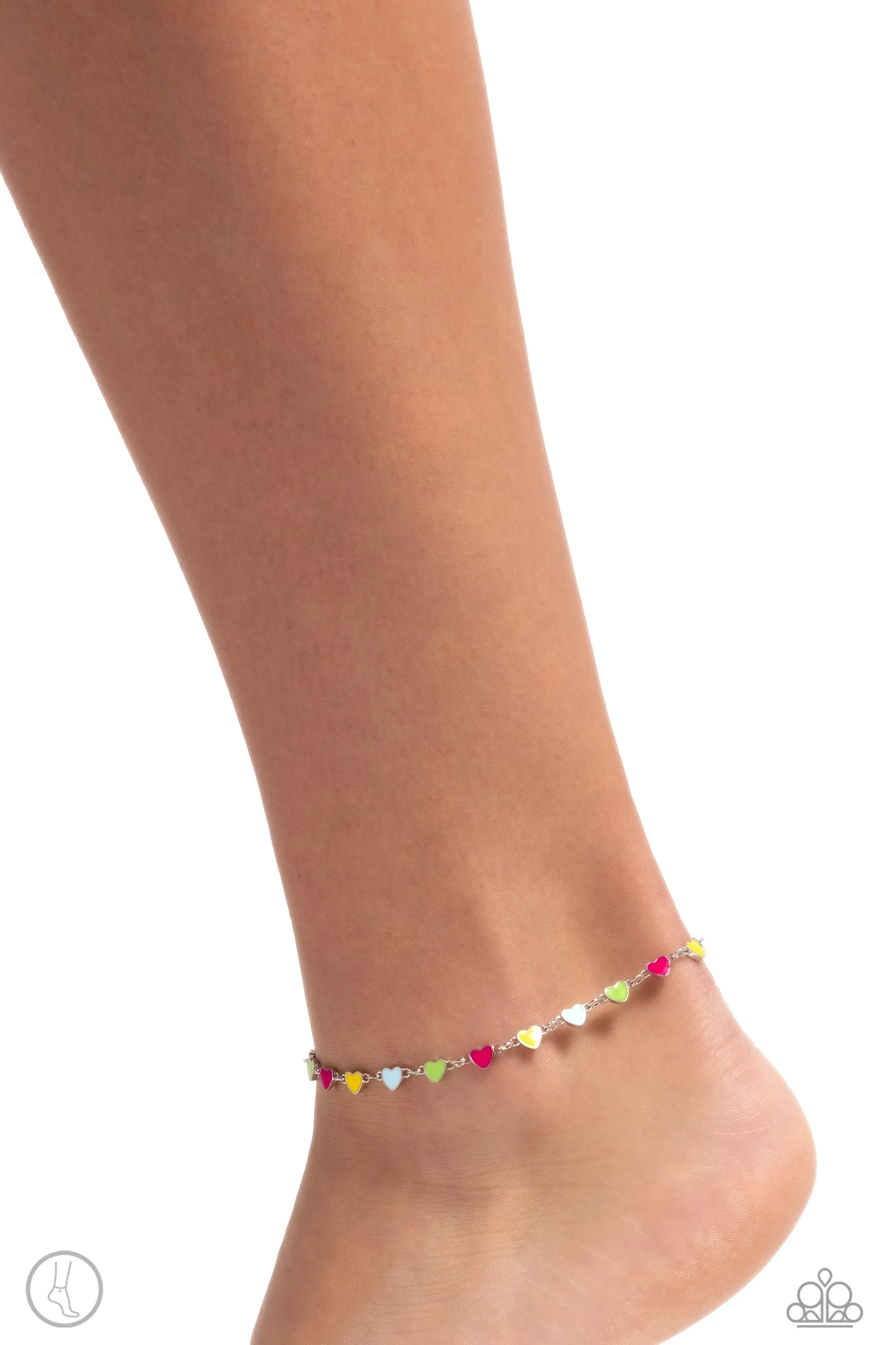 Dancing Delight Multi Ankle Bracelet Paparazzi