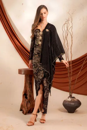 Dania Kebaya Set (Black)