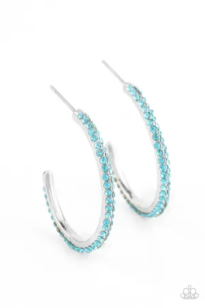 Don't Think Twice Blue Paparazzi Earrings